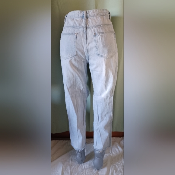 🍒 English Factory Destroyed Mom Jeans - Picture 4 of 12